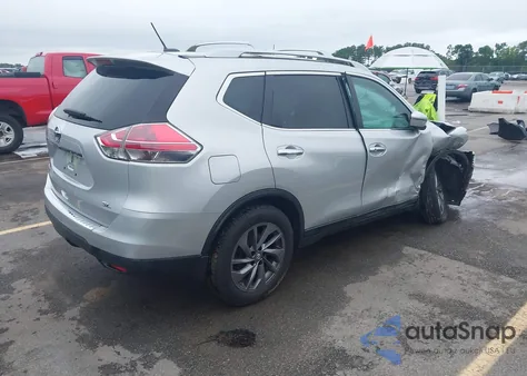 2016 Nissan Rogue Sl из США, поврежденный, VIN 5N1AT2MT9GC766051